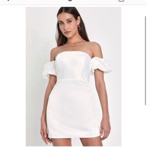 Lulus White mini dress